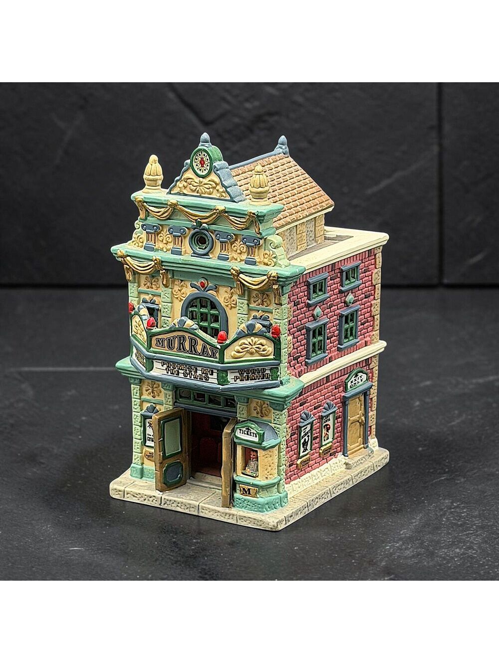 Vintage Lemax The Murray Theater 2006 Lighted Christmas Village Building 7"
